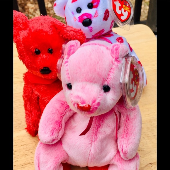 Valentines Day Beanie Baby Bundle - Picture 1 of 8